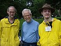 From left to right: A Wikpedian who edits as an anonymous IP, Joe Fineman (who said he was not yet a Wikipedian), and User:Cooljeanius at The Boston Wiknic