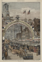 Carlisle Indian Students at the Centennial of the Constitution Parade - Philadelphia, Pennsylvania, 1887