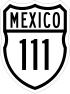 Federal Highway 111 shield