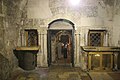 The Prison of Christ in 2007. This prison is where it is believed Jesus was held, incarcerated, before his Passion, and is now located in the Church of the Holy Sepulchre.