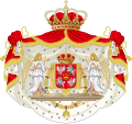 Polish–Lithuanian coat of arms under Michael I. Korybut coat of arms is placed in the escutcheon point.[citation needed]