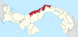 Provincia di Colón – Localizzazione