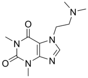 Skeletal formula of dimethazan