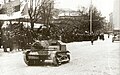 Estonian TKS tankettes on the republic's anniversary parade on 24 February 1937.