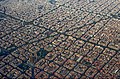When Barcelona, Spain expanded in the late 19th century, the architect Ildefons Cerdà created a plan. Older parts of the city do not follow the plan.