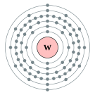 텅스텐의 전자껍질 (2, 8, 18, 32, 12, 2)