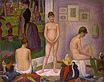 ジョルジュ・スーラ: Les Poseuses, 1888