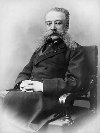Ivan Goremykin, Prime Minister of Russia during World War I. (unknown photographer; restored by Adam Cuerden)