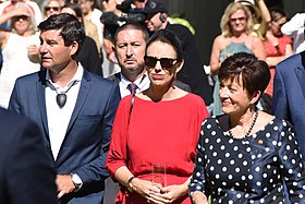 Jacinda Ardern and Patsy Reddy on Waitangi Day