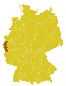 Location of the Diocese of Aachen