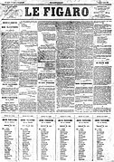 Bulletins de l'Union parisienne de la presse à découper en une du Figaro pour les élections législatives complémentaires du 2 juillet 1871.