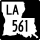 Louisiana Highway 561 marker