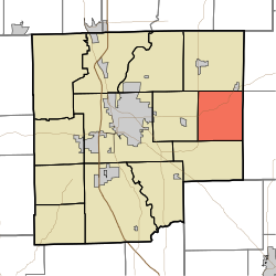 Location in Bartholomew County