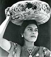 Woman from Tehuantepec, photograph by Modotti, 1929