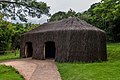 Oca, a communal house typical of the indigenous people of Brazil