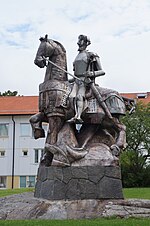 Statue équestre de saint Olaf, Uppsala