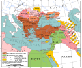 奥斯曼帝国自1481至1683的領土擴張。