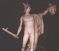 Perseus slays Medusa