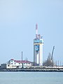 Port of Pivdennyi - coast radar station, March, 2008.