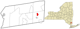 Location in Putnam County and the state of New York.