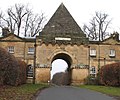 The Pyramid Gate 1719 by Vanbrugh, wings added 1756 by Daniel Garrett