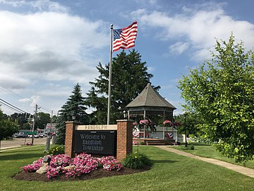 Town center of Randolph Township, June 2018