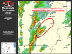 SPC Mesoscale Discussion #407: Ottumwa–Martinsburg–Keota, Iowa tornado EF3 tornado