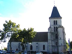 L'église, façade nord.