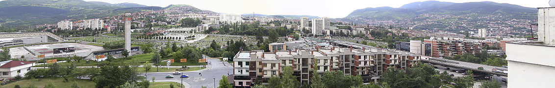 Sarajevo sa Koševskog Brda in 2010