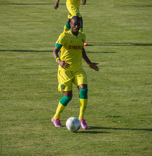 Photographie d'un footballeur