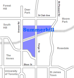 Location of Summerhill