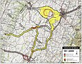 Map of Battlefield core and study areas by the American Battlefield Protection Program.