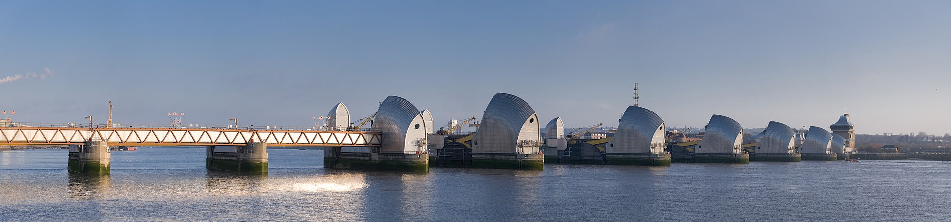 Thames Barrier, by David Iliff