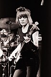 Tina Weymouth performing in 1978