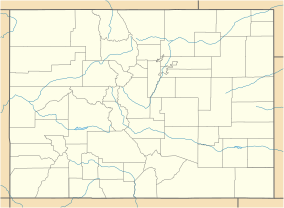 Map showing the location of Castlewood Canyon State Park