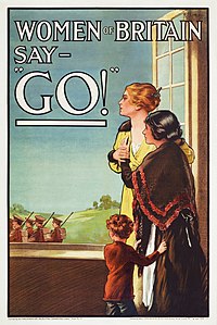 Women of Britain Say - "Go" at British women's literature of World War I, by E. J. Kealey (restored by Adam Cuerden)
