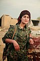 A Kurdish woman fighter from Rojava