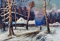Klever: Winter Night in the Village