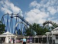 Image 4A roller coaster in the South Carolina portion of Carowinds (from South Carolina)