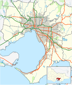 Infobox mapframe is located in Melbourne