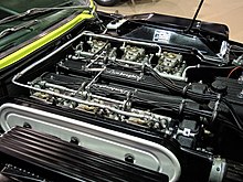 A Lamborghini Espada's V12 engine