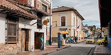La Candelaria, the historical district of the city