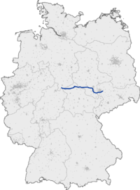 Mapa da localização da auto-estrada A 38