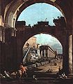 Capriccio romano con Ara Coeli e Campidoglio (1742-1747)