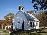 Central United Methodist Church and Cemetery along Northwestern Pike (U.S. Route 50) at Loom