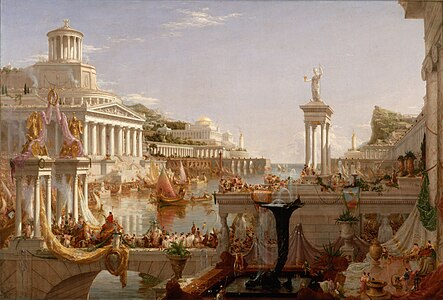 The Consummation of Empire at The Course of Empire, by Thomas Cole