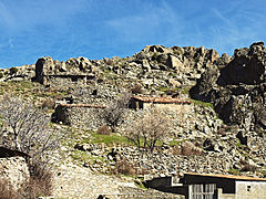 Anciennes bergeries à Corscia