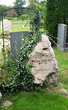 Jean Amérys grav på Zentralfriedhof Wien.