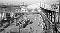 Image 3This large stage at the Fox Studio on North Western Avenue was used as the men's dressing room when more than 2,000 people were needed for the Jerusalem street scenes in Theda Bara's Salomé (1918) (from Fox Film)