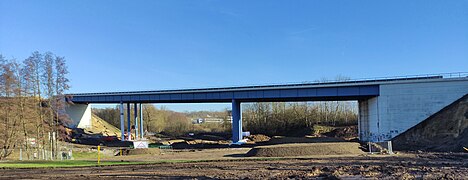 The old bridge over Haarbach valley (1956–2024)